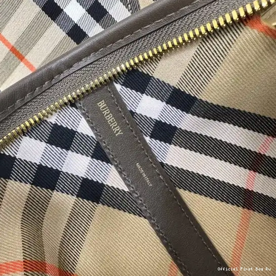 Official First Bag Ru BURBERRY Small Check Bag Shoulder 0609